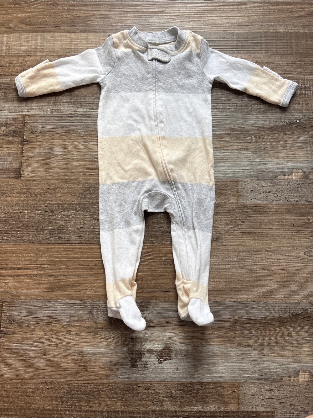 Honest Baby Clothing Organic Cotton Unisex Sleep N Play Footed Pajama | Size 3-6